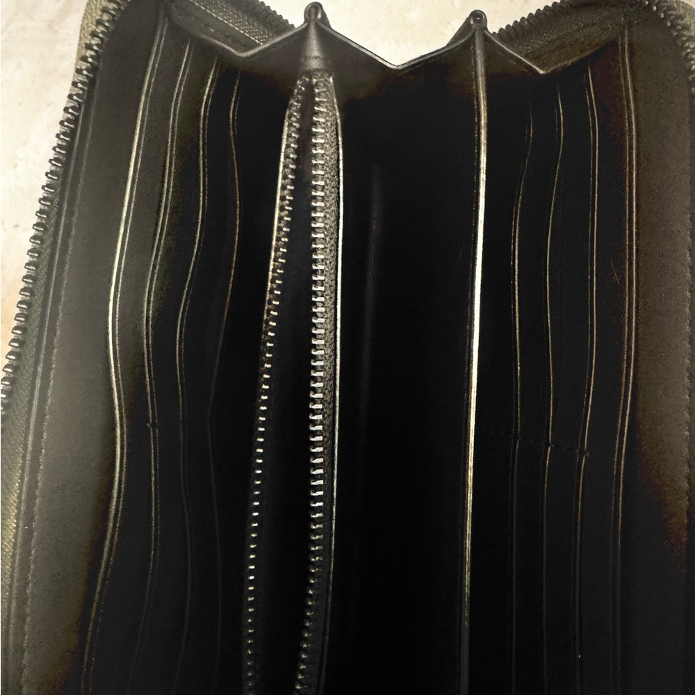 Coach Olive Green Pebbled Leather Shoulder Hobo with Matching Wallet - Picture 5 of 12